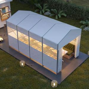 6063-T5 슬라이딩 포차텐트 바퀴이동식 포장마차 케노피천막