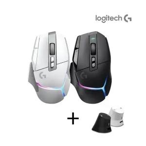 로지텍 정품 G502 X PLUS 무선 게이밍마우스+이메이션 차징독 로지텍 충전독 거치대 세트
