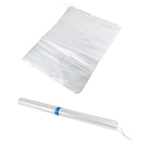 국산 노끈걸이 쓰레기 봉투 종량제 재활용 비닐 55x76cm 흰색 50매 분리수거용 일반 두꺼운 평판 봉지 마트