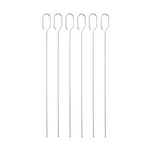 GRILLTIDER 그릴티데르 꼬치 30cm 6개입/스텐/캠핑꼬치/꽂이/바베큐파티/주방용