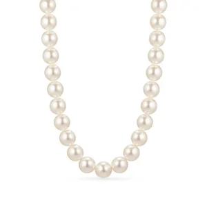 14k 클래식 스와진주 비드 목걸이(8mm)_붕어장식