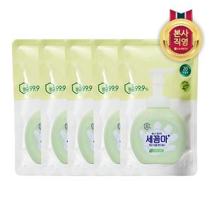 온더바디 세꼼마 버블 항균 핸드워시 리필 200ml 그린허브 x 5개