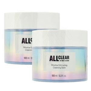 1+1 더페이스샵 올클리어 미셀라 클렌징 필링 밤100ml