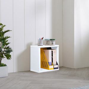 베르데 오각 400 1단 공간박스 미니 틈새 낮은 책장