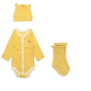 [B블루독베이비B] (YE)모달컬러배내바디수트.양SETD 43A7004014 .43A7001109 물/우주복/바디수트