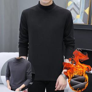 [굿스맨]남성 철통방어 양면기모 발열 스판 목폴라