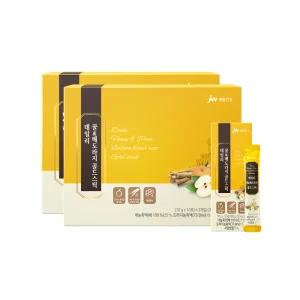 JW생활건강 데일리 꿀&배도라지 골드스틱 x 2세트(60포) 환절기 기관지 건강차