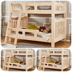 편백나무 성인2층침대 자매방 애들 다자녀 슈퍼싱