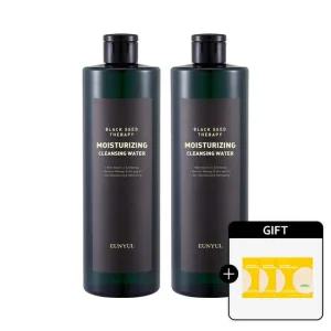 은율 블랙씨드 클렌징 워터 500ml 2개 [+토너패드 6매 증정]