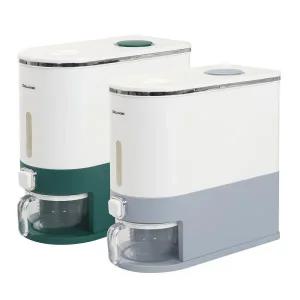 완전초특가 [벨라홈]버튼식 계량쌀통 10kg