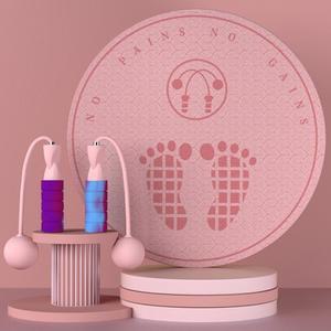 [더망고플래닛] 원형 착지매트 실버체조매트 방음매트 점핑매트