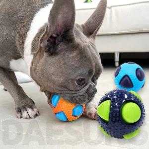 듀오독 더 튼튼한 도형공 강아지 장난감 삑삑이 애견볼 애견공 이갈이 8.2cm