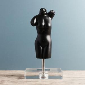 [OFM77984]아트피플여인블랙조각상도자기인테리어장식품