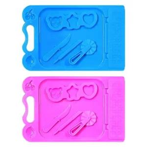 2000 찰흙판 블루 핑크  1개) 자재