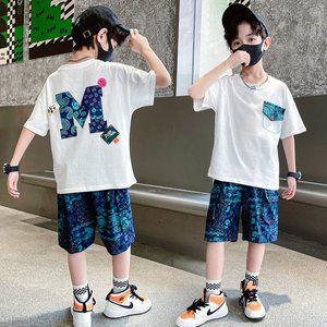 [삐삐네옷가게]남아 주니어 썸머M 여름 반바지 상하세트