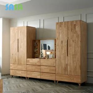 로레나 고무나무원목 2단옷장