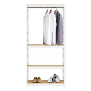 아트박스/스피드랙 홈던트하우스 조립식 시스템행거 4단1봉 700 x 400 x 1800