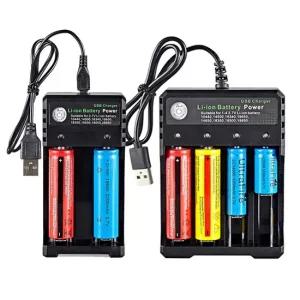 배터리 건전지 멀티 공용 USB AA AAA 2구 4구 충전기 배터리충전기 USB충전기 건전지충전기