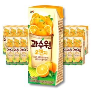 남양과수원 오렌지 190ml 24팩 과일주스 음료수