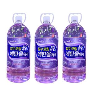 카렉스 순 에탄올 발수코팅 워셔 3.6L, 3개
