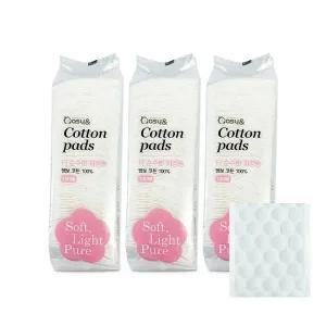 더순수한 화장솜 엠보코튼(100P)_비닐형-3개 화장솜 클렌징티슈 메이크업