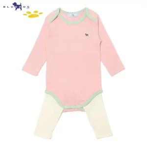 블루독베이비[hu] 24.FW (온)PK모달골지SET바디슈트 44A70-676-04 수트/가을겨울수트/배앓이방지/선물