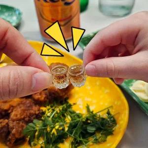 알쓰 초미니 술잔 맥주잔 4P 세트 홈파티 자취 생일