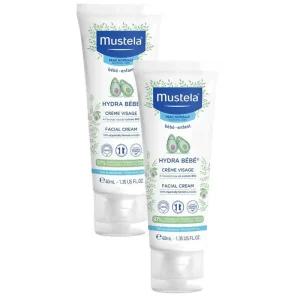 Mustela Hydra Bebe Facial Cream 40ml 무스텔라 하이드라 베베 페이셜 크림 아기 유아 40ml 2팩