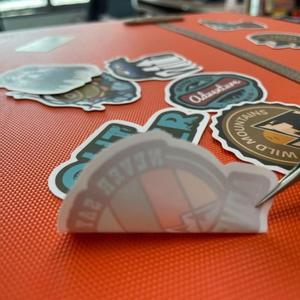 [XBF17N5L_48]PVC 코팅 캠핑로고 디자인 스티커 캠핑스티커