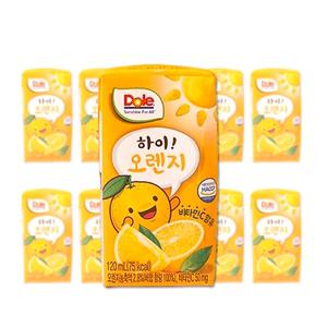 Dole 하이 오렌지 120ml 32개