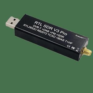 RTL SDR V3 프로 RTL2832U R820T2 0.5PPM TXCO HF 바이어스 SMA 소프트웨어 정의 라디오 풀 밴드 윈도우 10