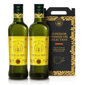 [선물포장] 포스티보나 해바라기유 500ml 2병 오일선물세트