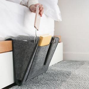 침대 쇼파 사이드 포켓 리모컨정리 책수납 충전기보관함 2개