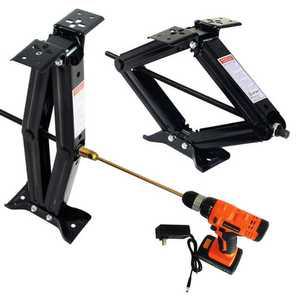 카라반 자키 트레일러 캠핑카 아웃트리거 지지대 바퀴 텅잭 견인 브래킷