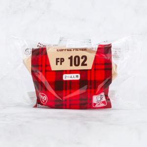 칼리타 커피필터 fp102 브라운 2~4인용