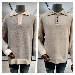 갤러리아 본 부클 카라 루즈핏 카라니트 2종 택1 BN3WSW895