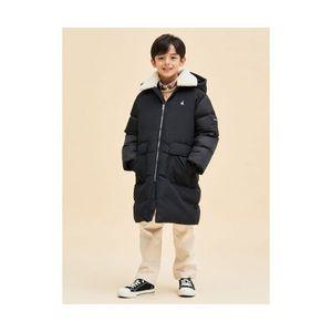 매장정품 빈폴 키즈 BEANPOLE KIDS 프리미엄 덕다운 롱패딩 블랙 BI3X38U035 453159