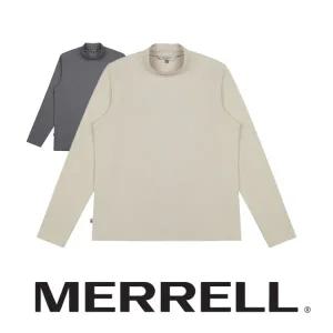 [롯데백화점]머렐 남성 간절기 고신축 가을 겨울 모크넥 반목폴라 착용감 우수 긴팔티