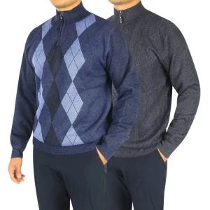 [인코디아웃도어]겨울 버팔로 남자 보아털 반집업 니트티 기모티셔츠 TWBFL-628