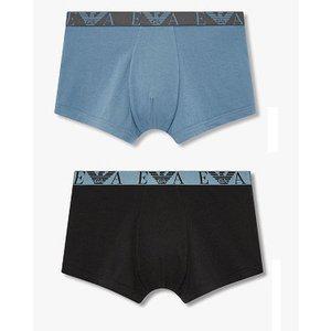 [EMPORIO ARMANI](강남점)남성 이글 로고 밴딩 코튼 드로즈 2종 SET(0814312301,0814312303)