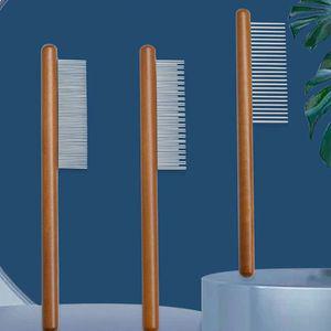 [기타]애완용품 고양이 참빗 털갈이용 빗 일자빗 세트 단모 장모 관리