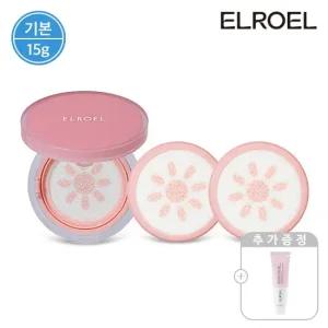 [기본] 피치 핑크 톤업 팡팡 선쿠션 15g 본품1+리필2+비타크림 50ml