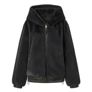 [라벨르]라벨르by신영모피 페이크 밍크 후드 양면 자켓