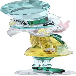 크리스마스용품 이상한 나라의 스와로브스키 앨리스 매드 해터Mad Hatter 금속 액센트가 있는 다양한 색상