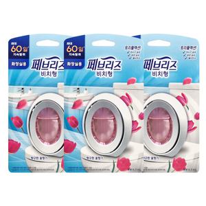 페브리즈 화장실용 방향제 향긋한 꽃향기 6.3ml 1입 X 3개