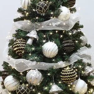 크리스마스 트리 장식 오너먼트 22p 세트 화이트&블랙