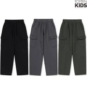 [탑텐키즈](의정부점)단독 물량재입고!! 24년FW 남아) 베이직 플리스 배기 스웨트팬츠 MKE4PT1003