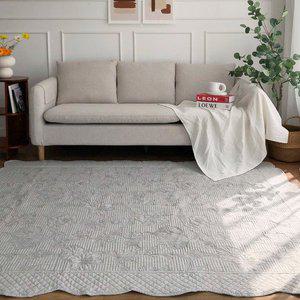 [한스갤러리] 순면 거실 패드 대형 카페트(200x230cm) 4종택1