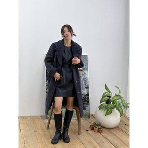 [금강모피]금강 자체제작 페이크퍼 리버시블 무스탕 롱코트 KHL-312 2컬러