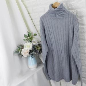 [쿨젠]ywn_꽈배기 폴라 니트 스타일